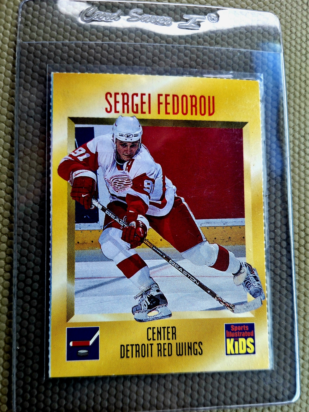 1997 SI for Kids Sergei Fedorov #557 Detroit Red Wings HOF Hockey Card Raw